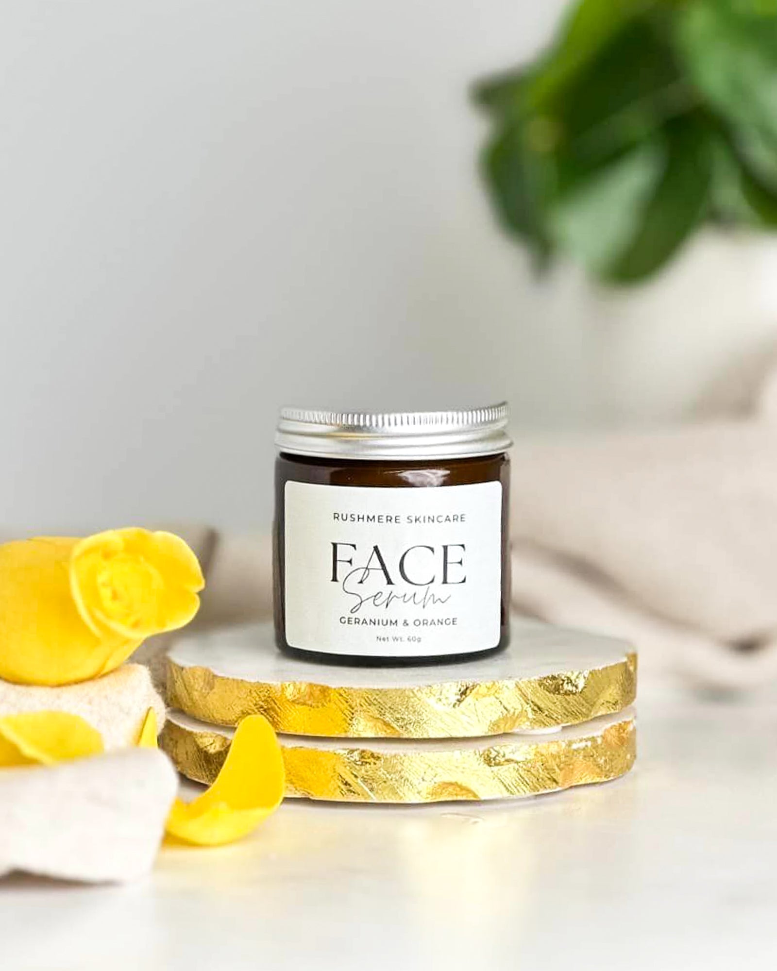 Face Serum With Geranium & Orange - Rushmere Skincare